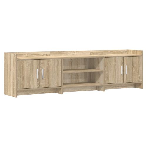 ТВ шкаф 168 x 33 x 47 см Дъб сонома Инженерна дървесина
