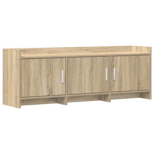 ТВ шкаф 130 x 33 x 47 см Дъб сонома Инженерна дървесина