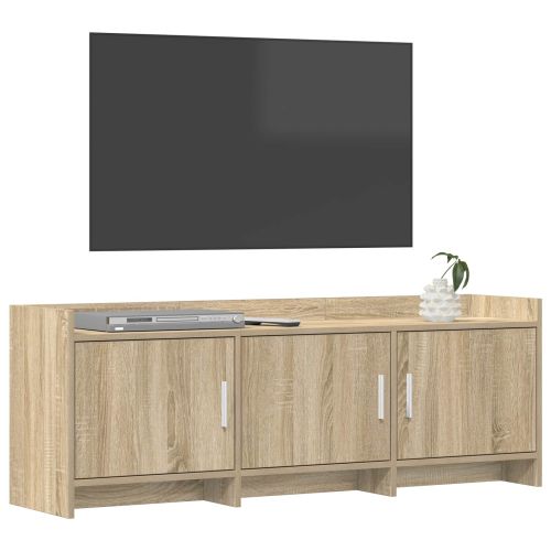 ТВ шкаф 130 x 33 x 47 см Дъб сонома Инженерна дървесина