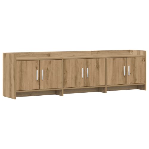ТВ шкаф 168 x 33 x 47 см Дъб артизан Инженерна дървесина