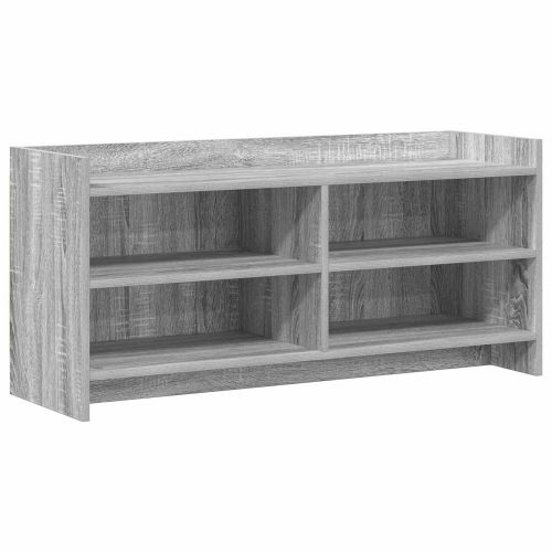 ТВ шкаф 100 x 33 x 47 см Сив Сонома Инженерна дървесина