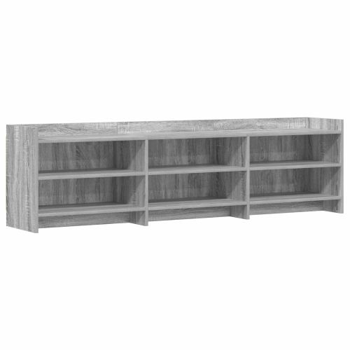 ТВ шкаф 168 x 33 x 47 см Сив Сонома Инженерна дървесина