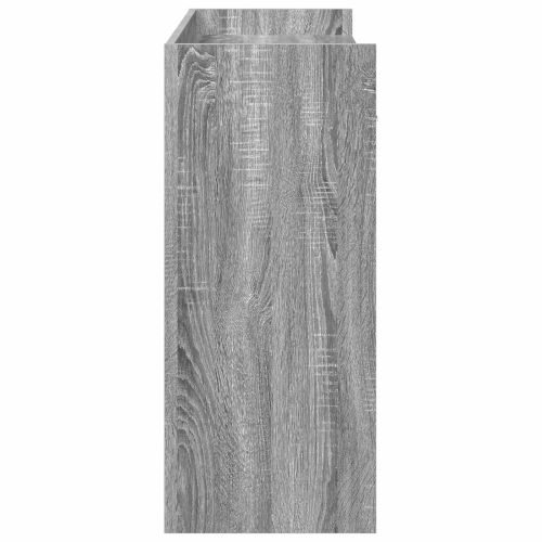 Конзолна маса Сив Сонома 90 x 35 x 80 см Инженерна дървесина