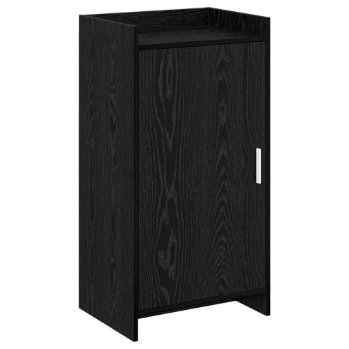 Шкаф за обувки Черен дъб 48 x 36 x 92 см Инженерна дървесина