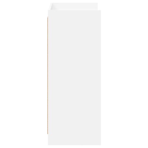 Шкаф за обувки Бяло 48 x 36 x 92 см Инженерна дървесина