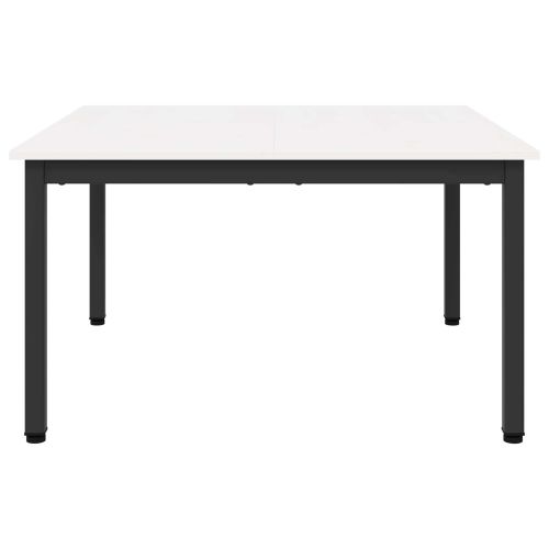 Масичка за кафе Бяло 80 x 80 x 45 cm Солидно борово дърво