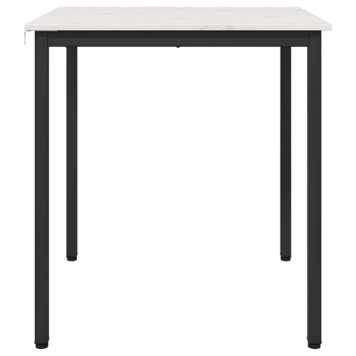 Трапезна маса Бяло 70 x 70 x 75 cm Солидно борово дърво