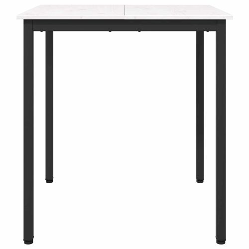 Трапезна маса Бяло 70 x 70 x 75 cm Солидно борово дърво