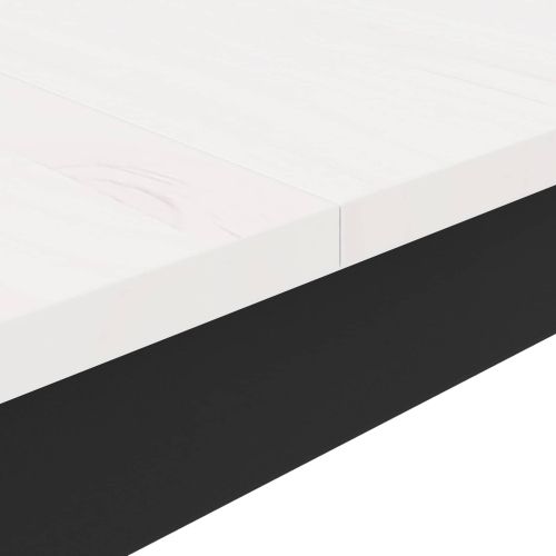 Трапезна маса Бяло 70 x 70 x 75 cm Солидно борово дърво