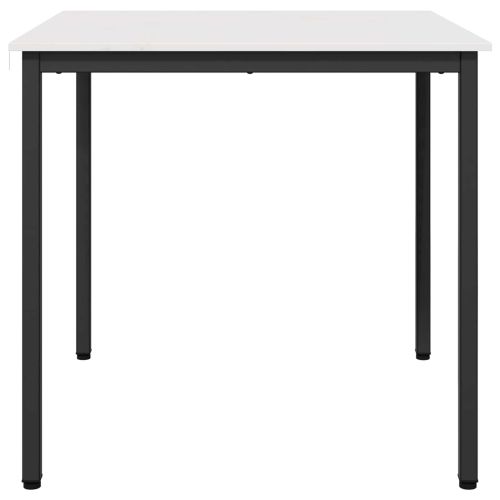Трапезна маса Бяло 80 x 80 x 75 cm Солидно борово дърво