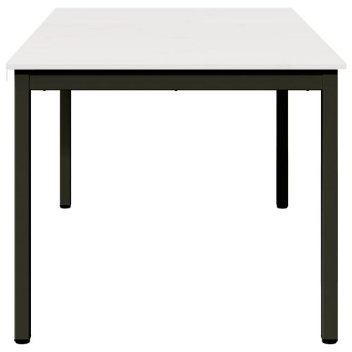 Трапезна маса Бяло 150 x 90 x 75 cm Солидно борово дърво