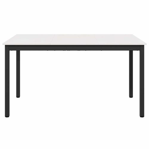 Трапезна маса Бяло 150 x 90 x 75 cm Солидно борово дърво