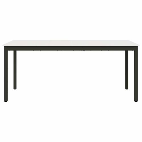 Трапезна маса Бяло 180 x 90 x 75 cm Солидно борово дърво