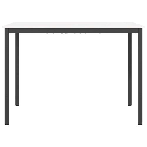 Бар маса Бяло 150 x 80 x 105 см Солидно борово дърво