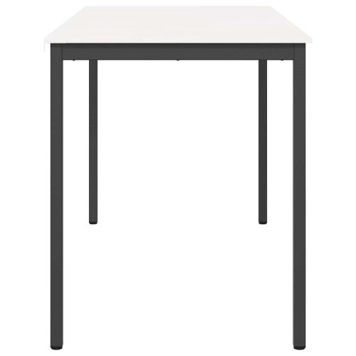 Бар маса Бяло 180 x 90 x 105 см Солидно борово дърво