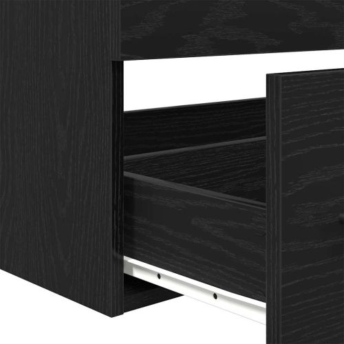 Шкаф за мивка Черния дъб 90 x 45 x 1.5 см Инженерно дърво