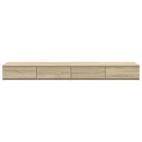 Чекмеджета за легло с чекмедже Сонома дъб 135 x 36,5 x 16,5 см