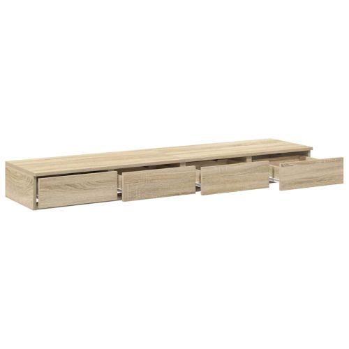 Чекмеджета за легло с чекмедже Сонома дъб 135 x 36,5 x 16,5 см