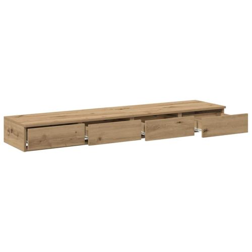 Чекмеджета за легло Дъб 135 x 36,5 x 16,5 см Инженерно дърво