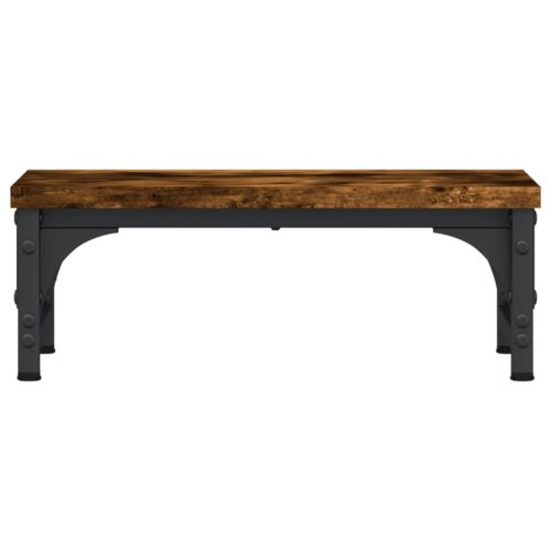 Поставка за монитор, опушен дъб, 37x23x14 см, инженерно дърво