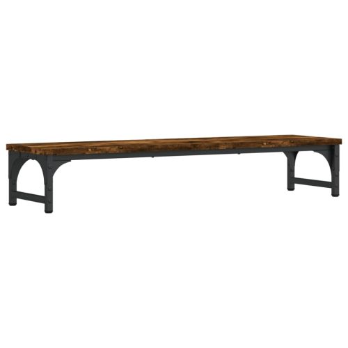 Поставка за монитор, опушен дъб, 85x23x15,5 см, инженерно дърво