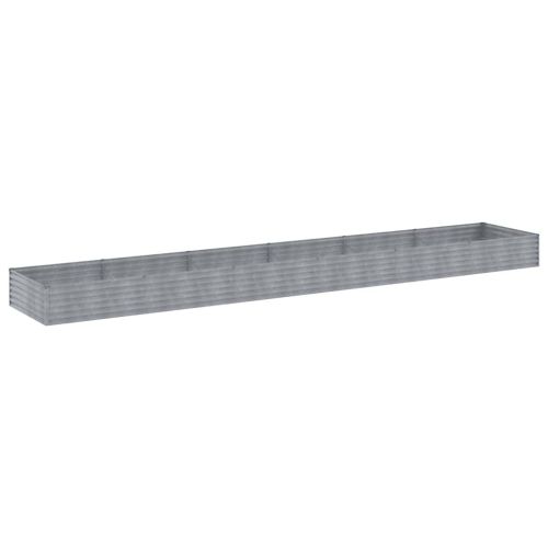 Градинска повдигната леха 579x100x36 см кортенова стомана
