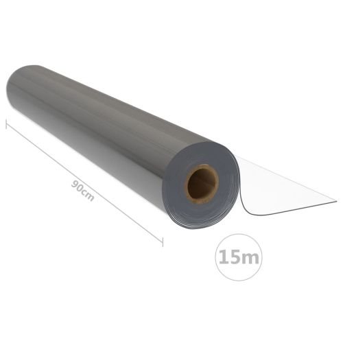 Ролка протектор за маса, прозрачна, 0,9x15 м, 1,6 мм, PVC
