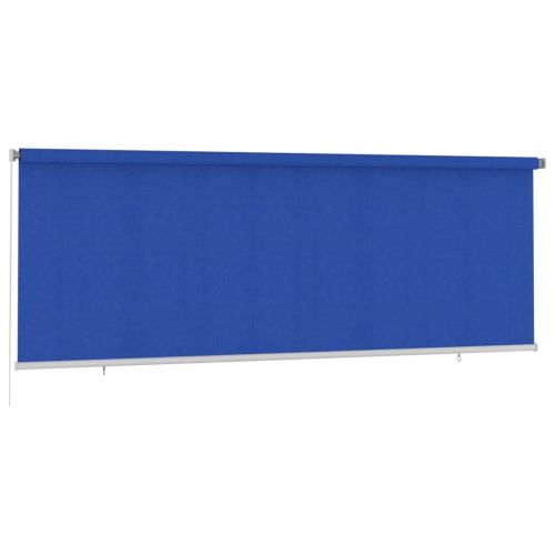 Външна роло щора, 400x140 см, синя, HDPE