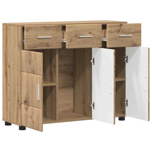 Служебен шкаф FLORIN 88,5 x 30,5 x 73 см Дъб Инженерно дърво