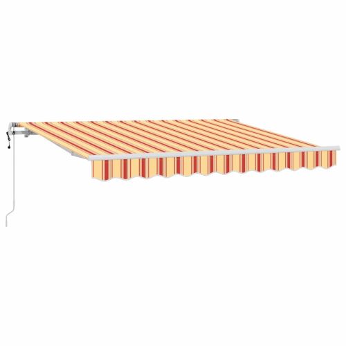 Сгъваем навес Жълто 350 x 200 cm текстил