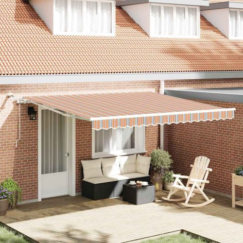 Текстил за сенник Многоцветен 400 × 350 cm Полиестер