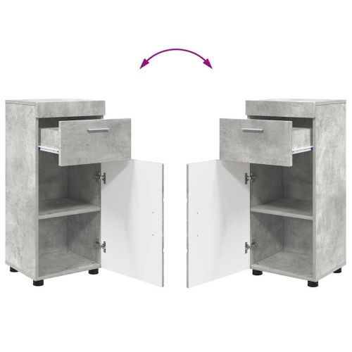 Комплект мебели за баня TULUM 4 pcs Циментено сиво