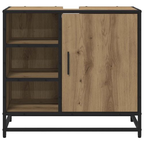 Шкаф за баня Дъб 65 x 33 x 60 см Инженерно дърво