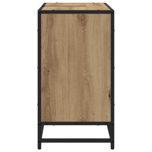 Шкаф за баня Дъб 65 x 33 x 60 см Инженерно дърво