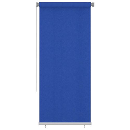 Външна роло щора, 100x230 см, синя, HDPE