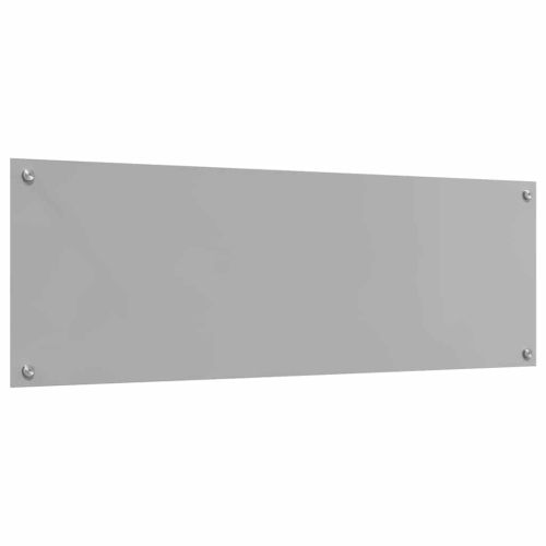 Кухненски гръб 2 pcs Светлосиво 120 x 40 cm закалено стъкло
