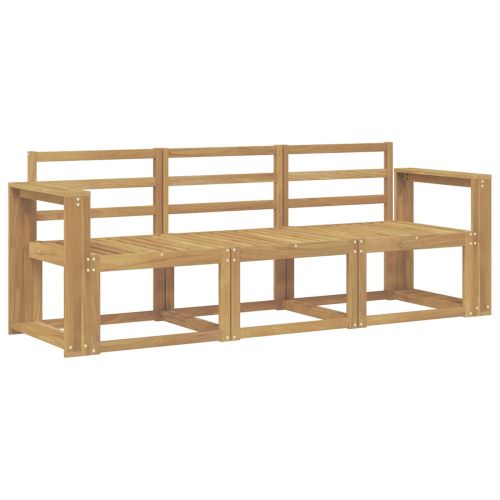 Комплект дивани за открито 3 pcs Бяло 197,5 x 63 x 73 см