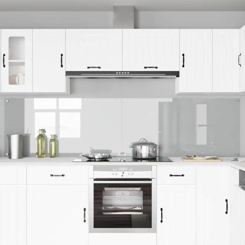 Кухненски гръб 2 pcs Прозрачен 120 x 60 cm закалено стъкло