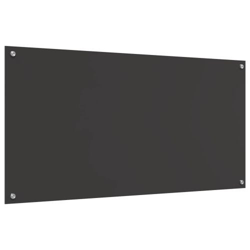 Кухненски гръб Тъмен сив 120 x 60 cm закалено стъкло