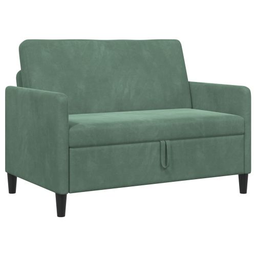 Диван с storage Морско зелено 122 x 78 x 87 см Полиестер