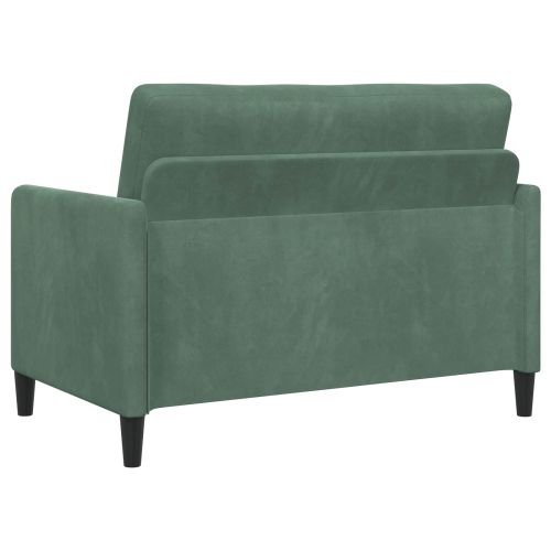 Диван с storage Морско зелено 122 x 78 x 87 см Полиестер