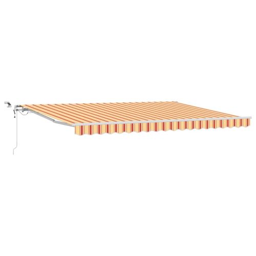 Текстил за сенник Жълт и оранжев 450 × 350 cm Полиестер