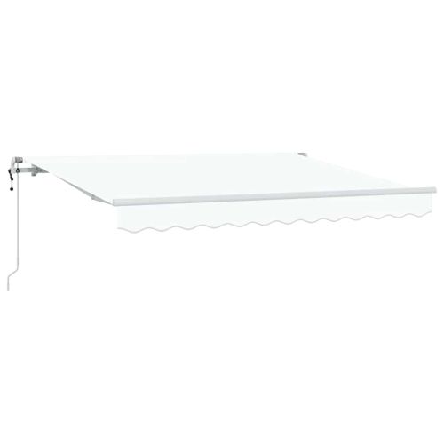 Сгъваем навес Бяло 300 x 200 cm текстил