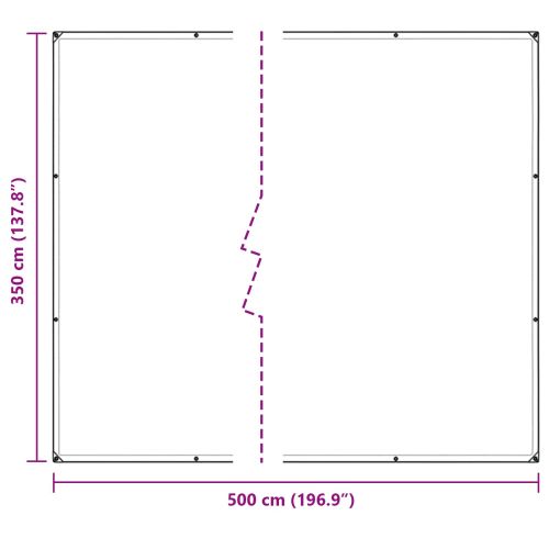 Тарапо Прозрачен 5 × 3,5 m ПЕ