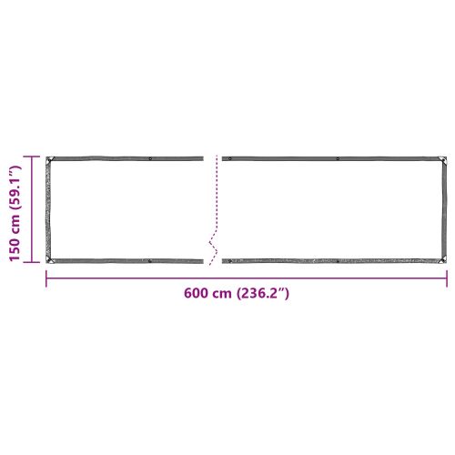 Тарапо Прозрачен 6 x 1,5 м ПЕ