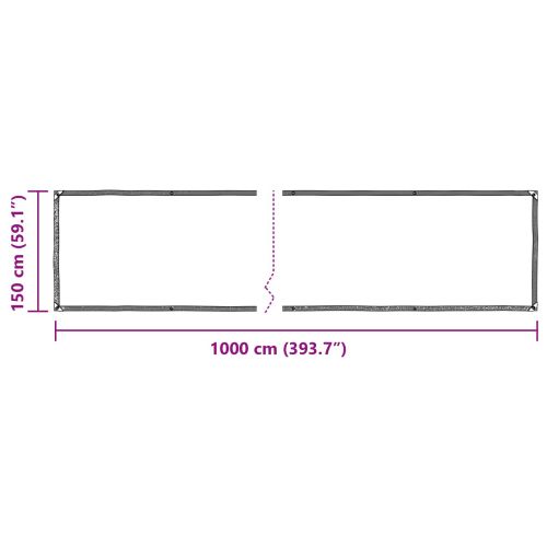 Тарапо Прозрачен 10 x 1,5 m ПЕ