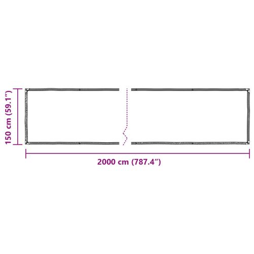 Тарапо Прозрачен 20 x 1,5 м ПЕ