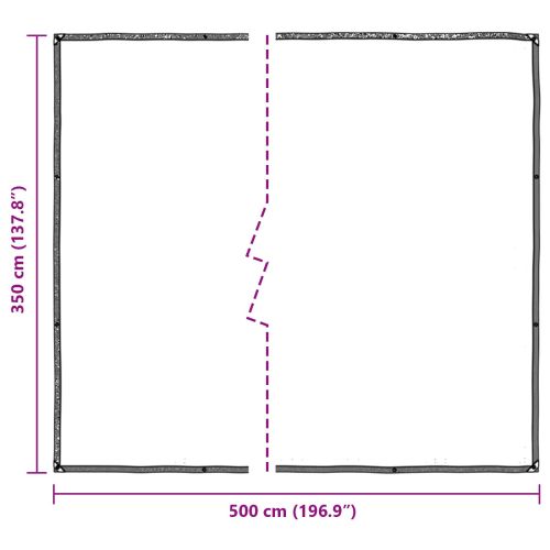 Тарапо Прозрачен 5 × 3,5 m ПЕ