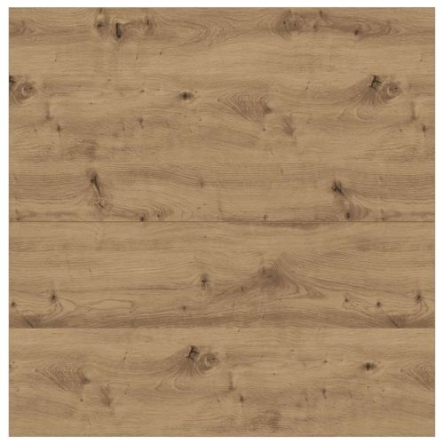 Масичка за кафе с чекмеджета дъб артизан 100x100x40 см