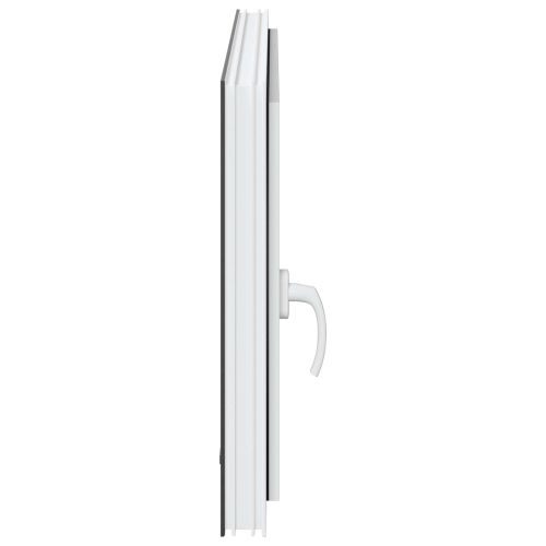 Прозорец за мазе RISOR 100 x 60 cm PVC и стъкло Антрацит